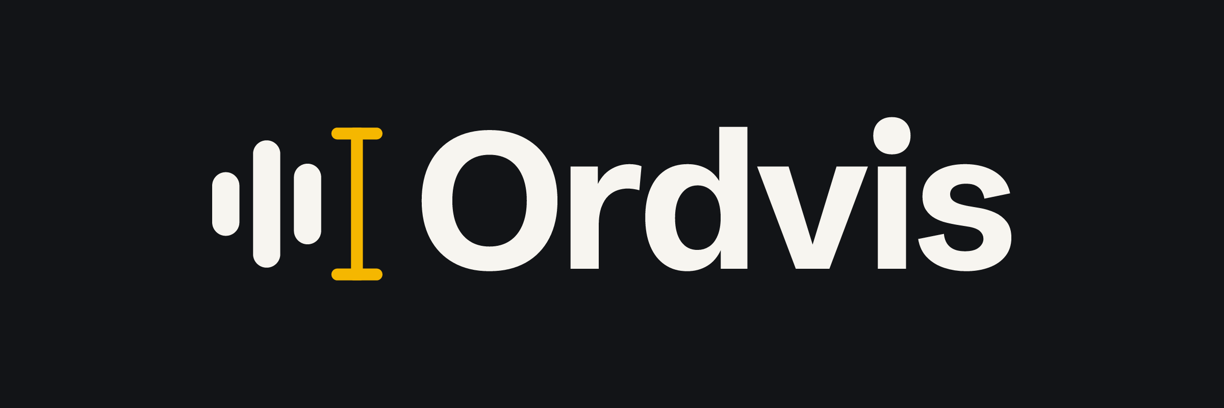 Logotyp, mörk bakgrund